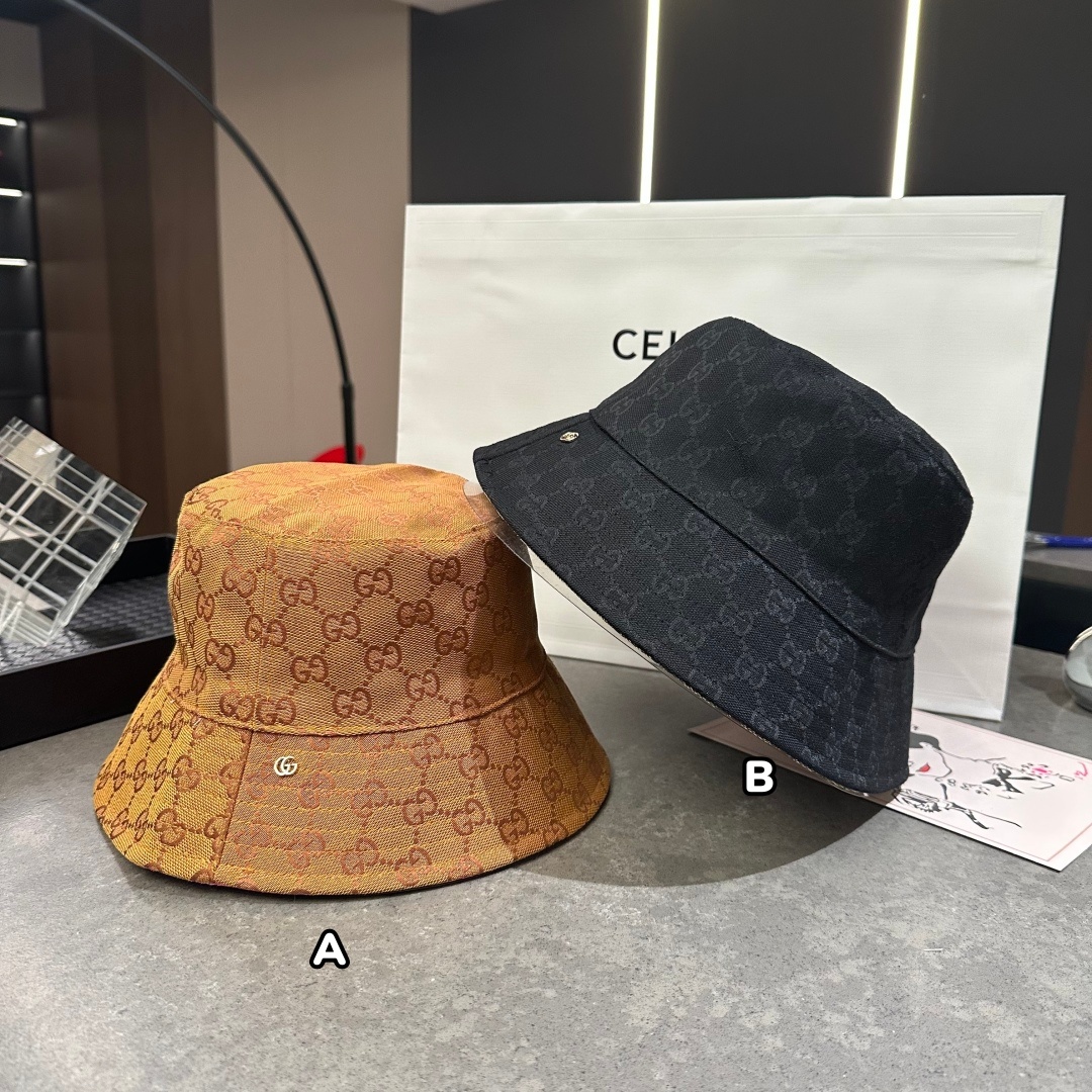 Gucci 雙面GG老花漁夫帽