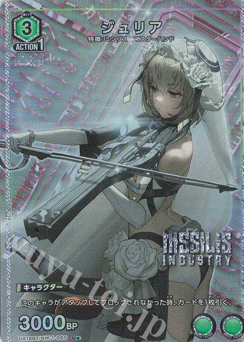 UA18BT/NIK-1-085 ジュリア(パラレル) U★ 