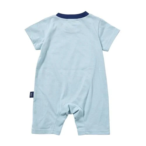 🇯🇵預訂 日本直送🇯🇵Polo Baby標誌旗幟小熊刺繡淺藍色短袖連身服