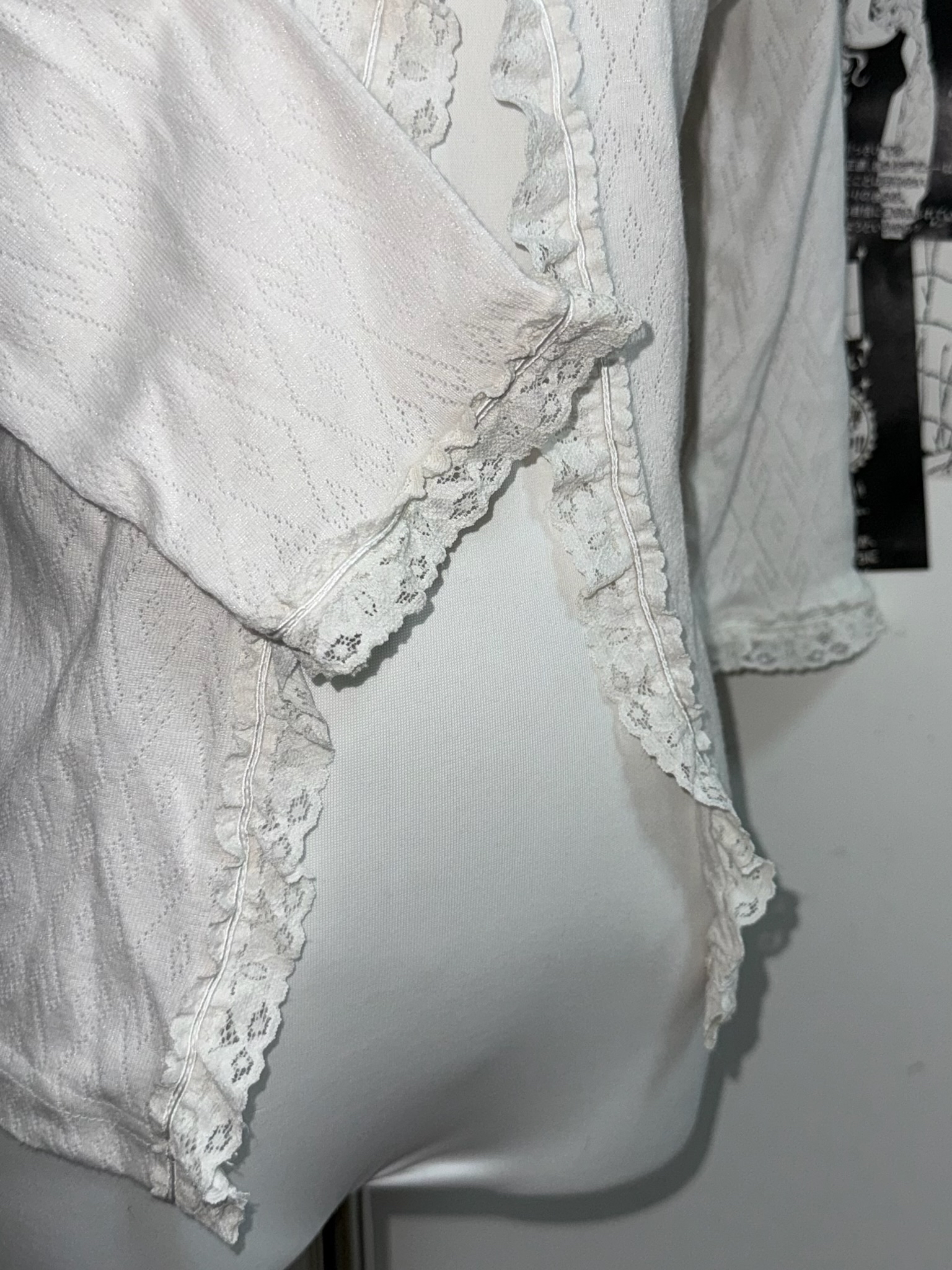 Black & White Lace Bow Set