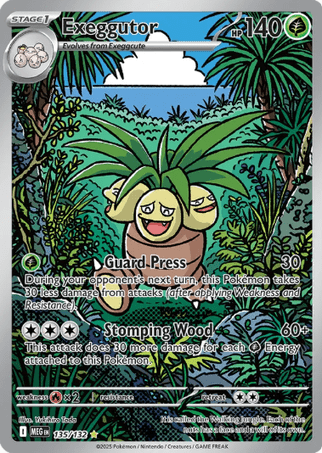 Pokemon TCG Mega Evolution - Exeggutor-135/132