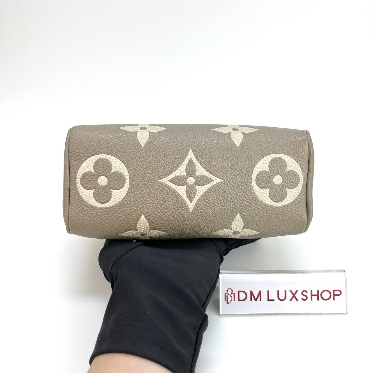 LV Bicolour Nano Speedy Grey GHW