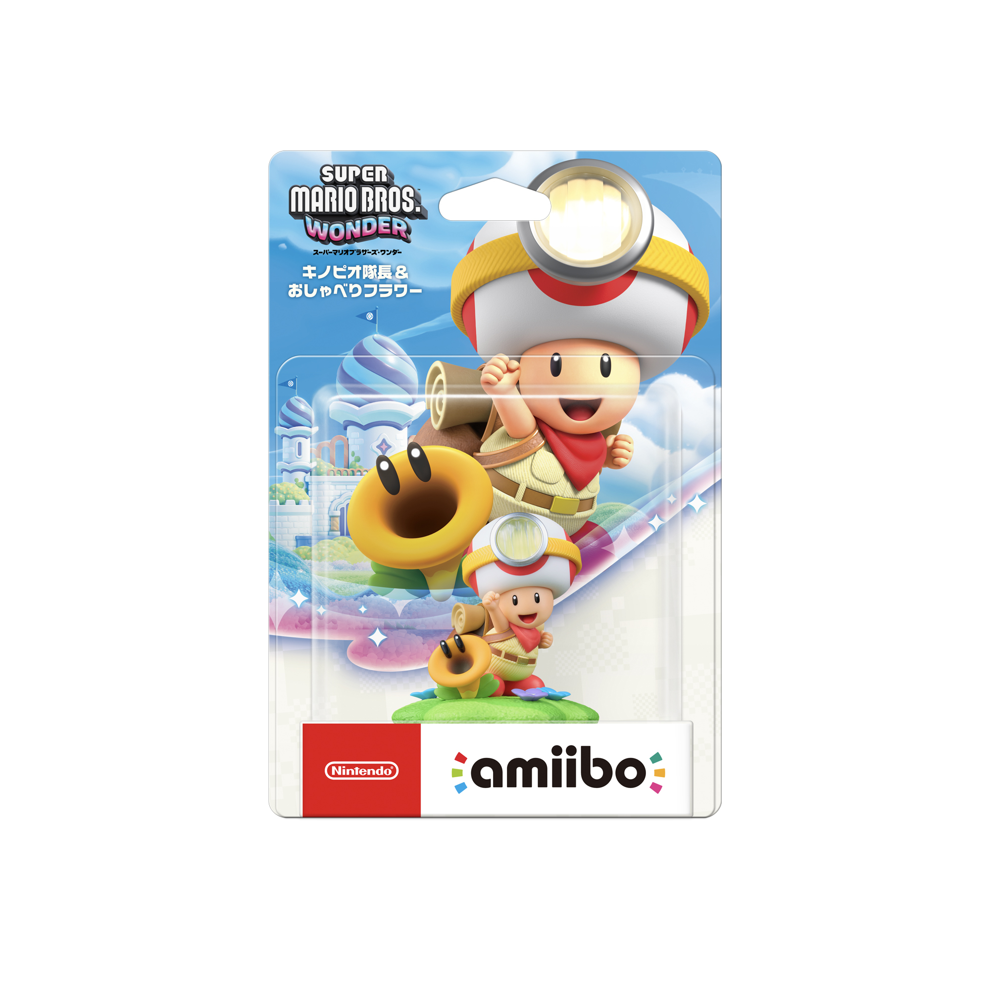 【預訂】amiibo 奇諾比奧隊長&閒聊花花【超級瑪利歐兄弟 驚奇】（超級瑪利歐系列）