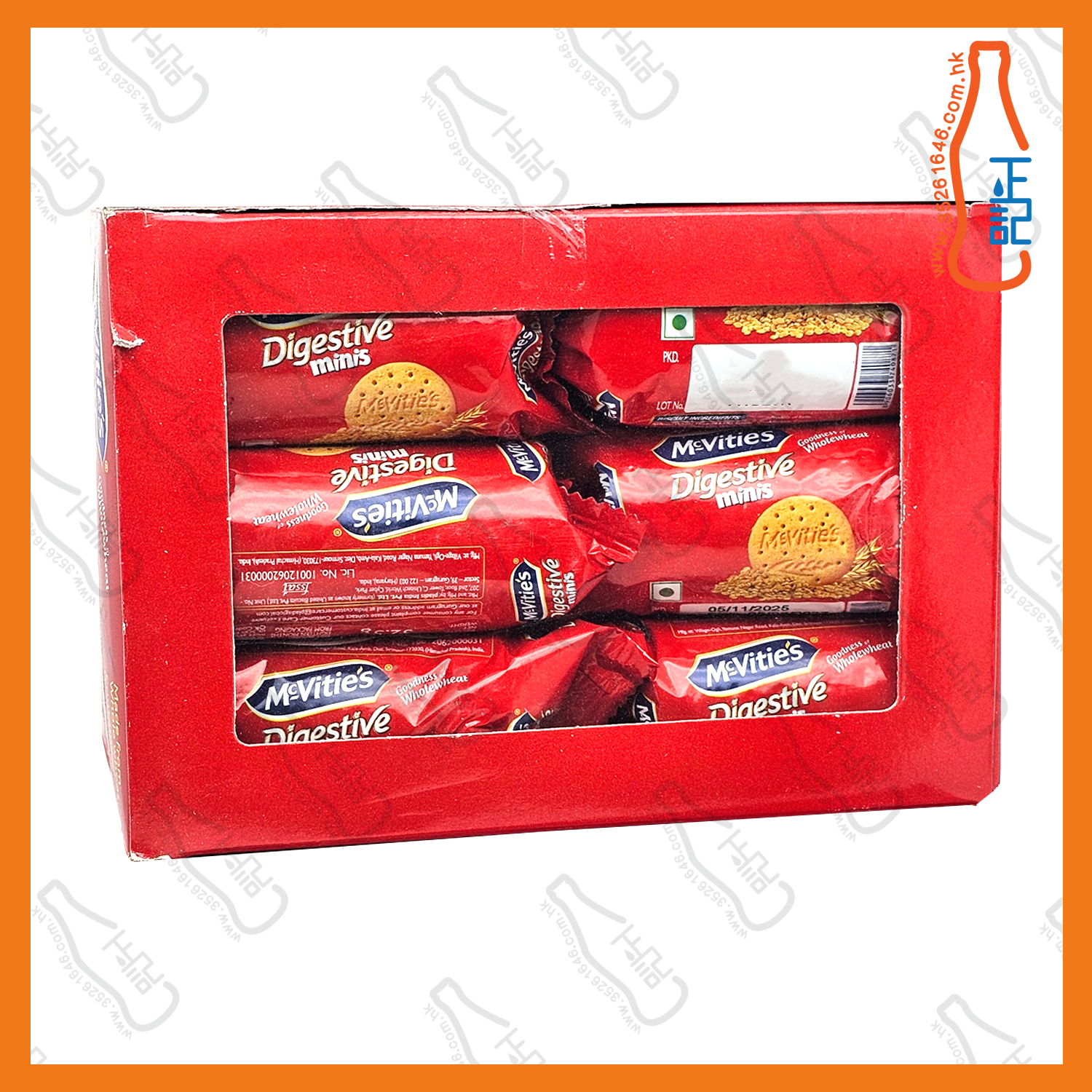 ==McVities 麥維他 消化餅獨立小包裝 390g / 盒