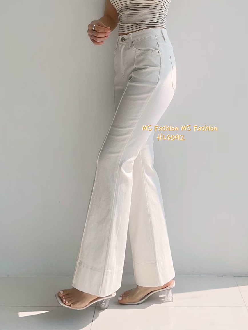 HL6092 韓國🌼Howluk立體摺線喇叭褲