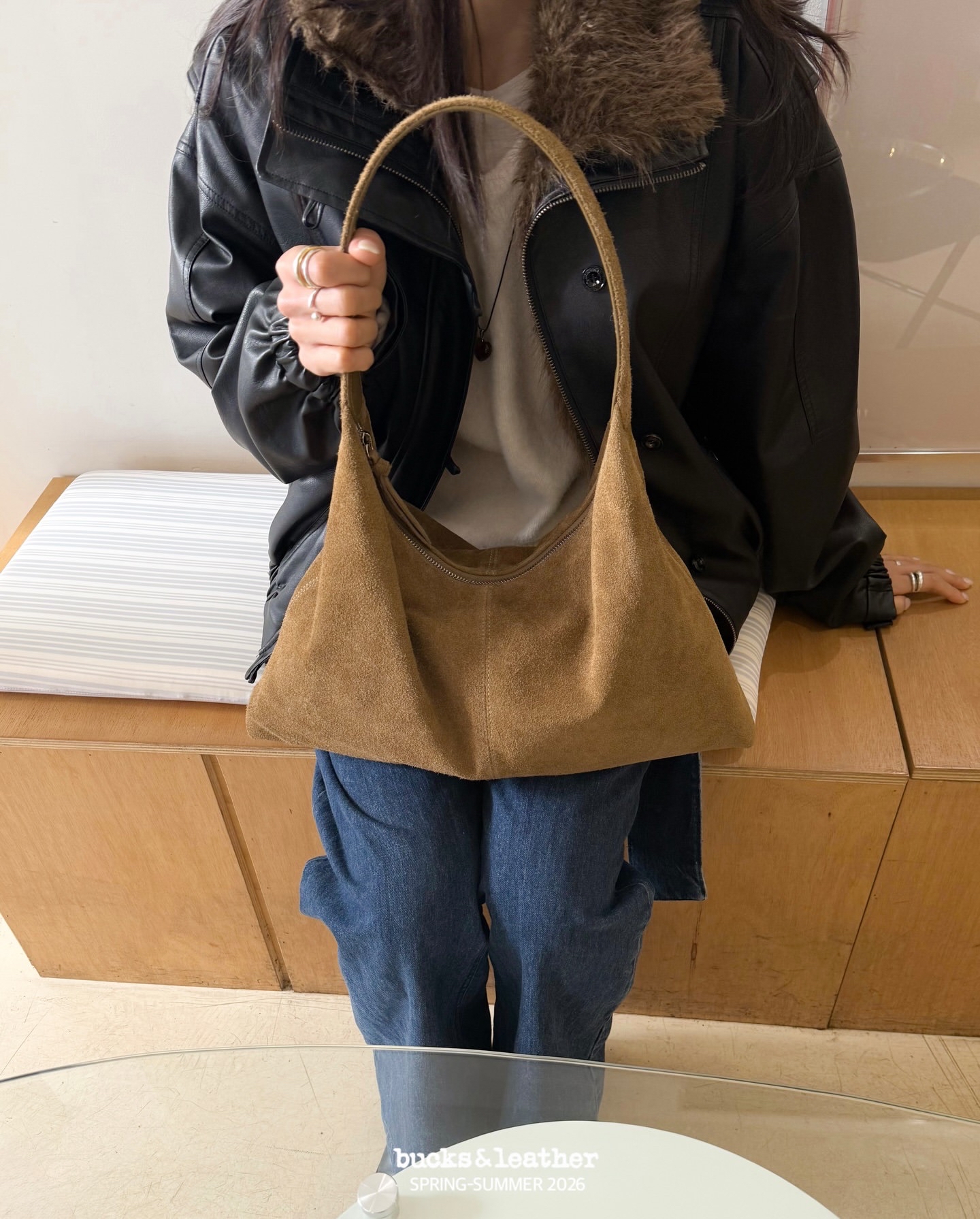 【莫奈風】 預訂_Mone Bag (L) By Bucks & leather