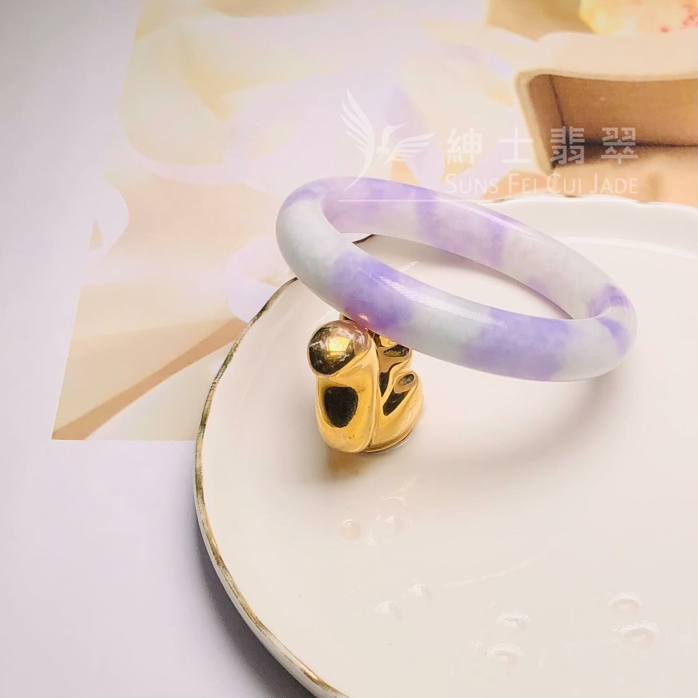 木那濃色藍紫福鐲52.7mm