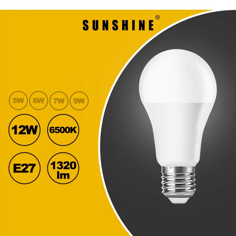 LGT-12E/(E27)(B22)/LED12W黃/白光球膽