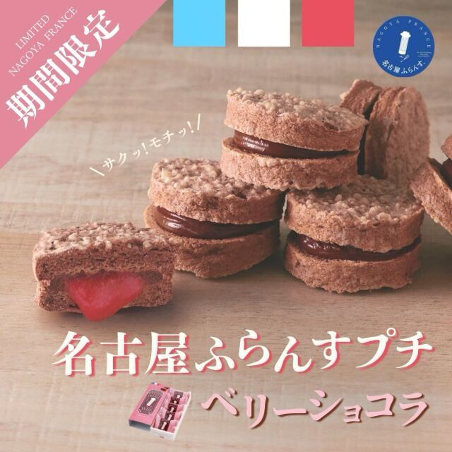 日本🇯🇵名古屋Nagoya France莓果朱古力（Berry Chocolat）夾餅5入