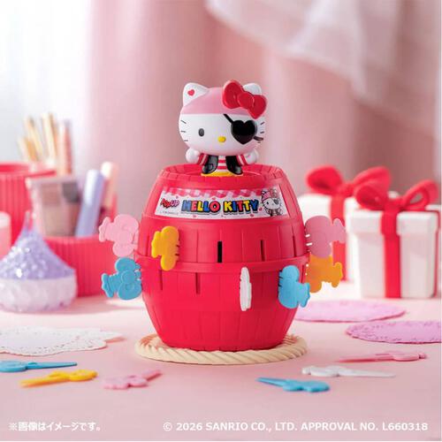 Takara Tomy Pop Up Hello Kitty 桌上彈跳遊戲 親子互動玩具 Sanrio 香港現貨