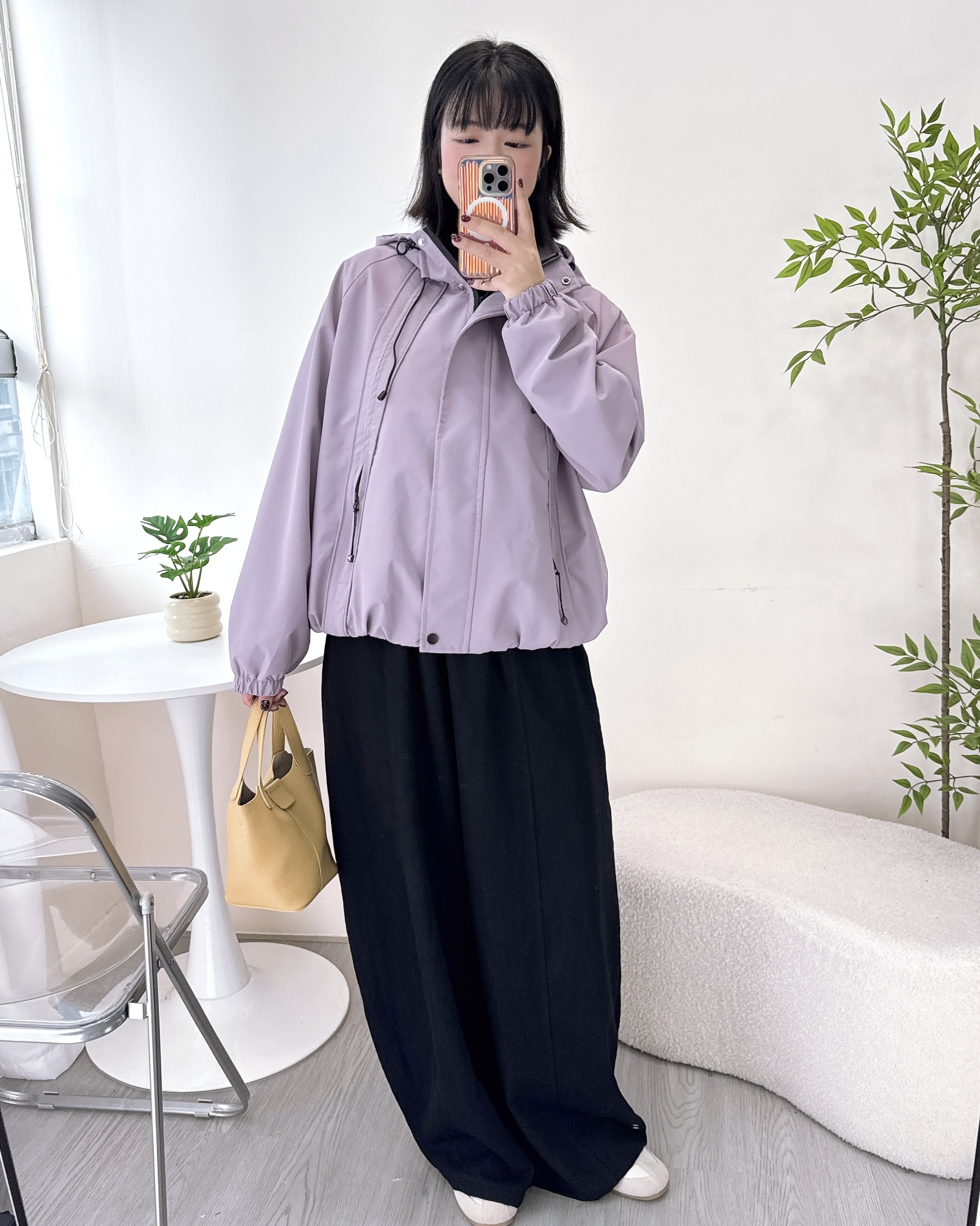 靚料超型防風有帽風褸 3色