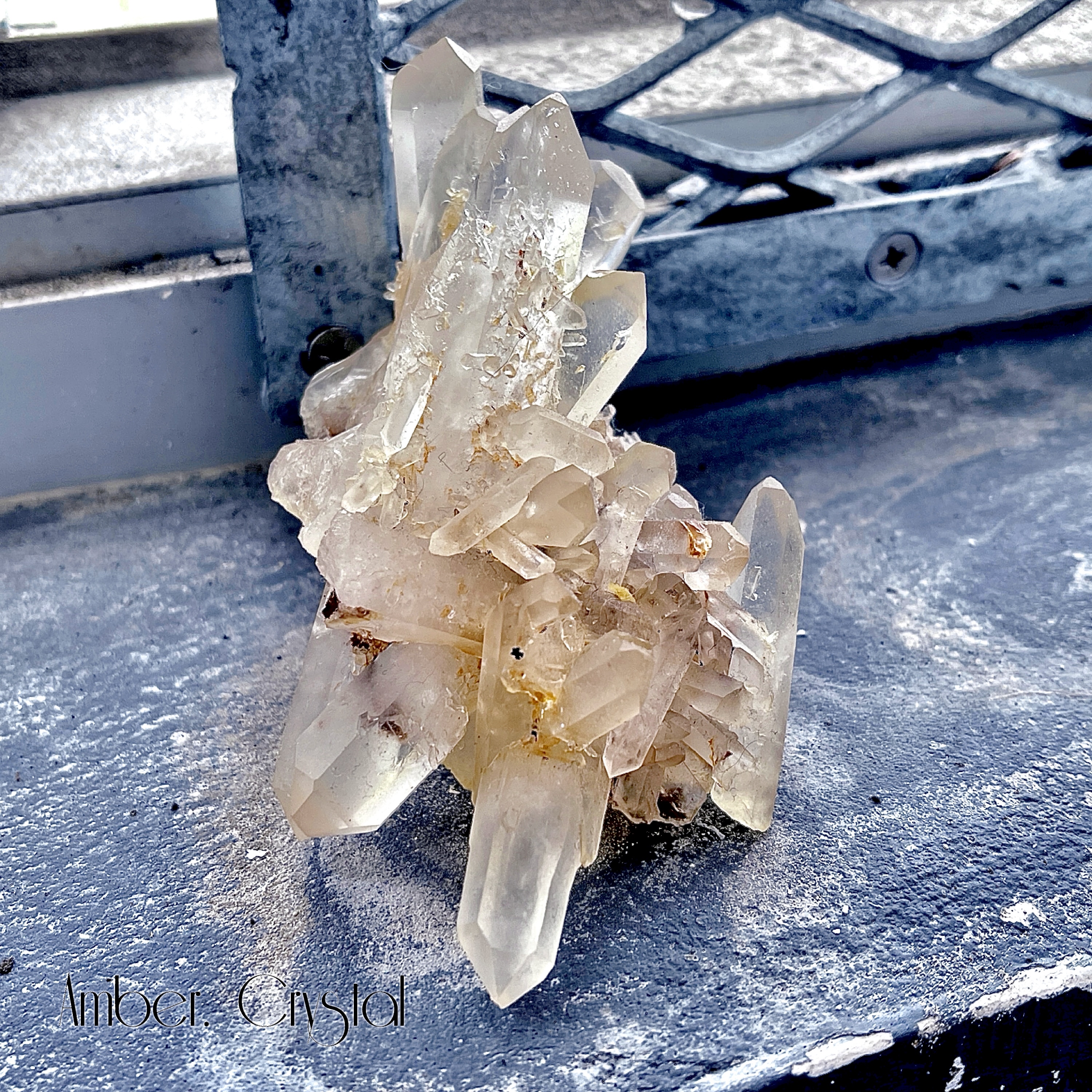 白水晶原石晶簇White Quartz Crystal Cluster