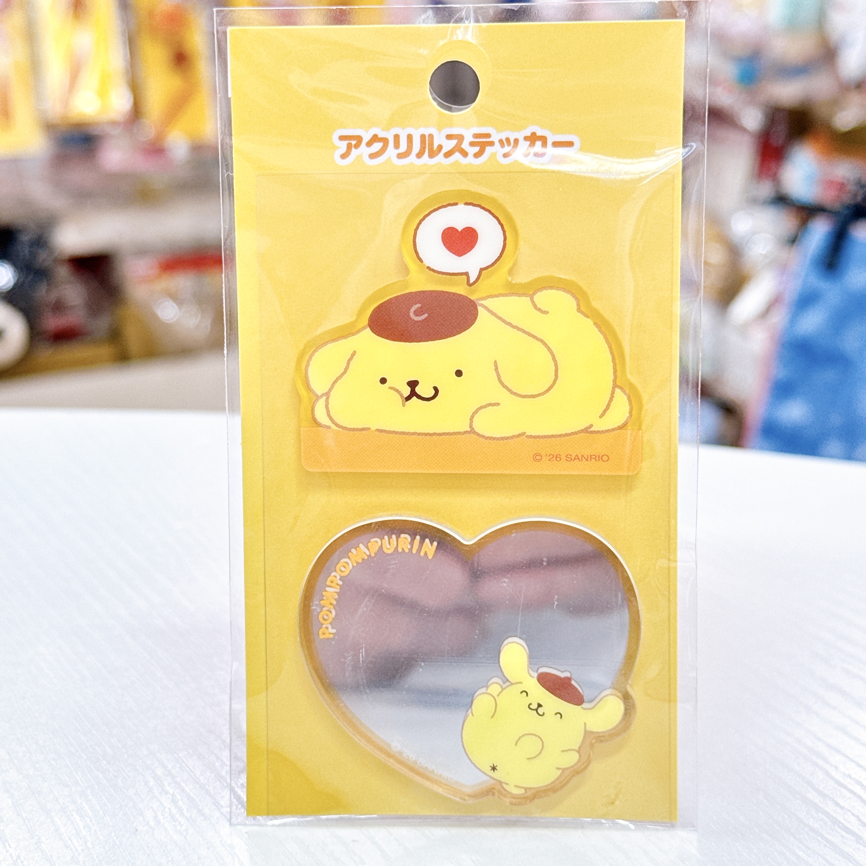 日本版Sanrio亞加力立體鏡貼紙