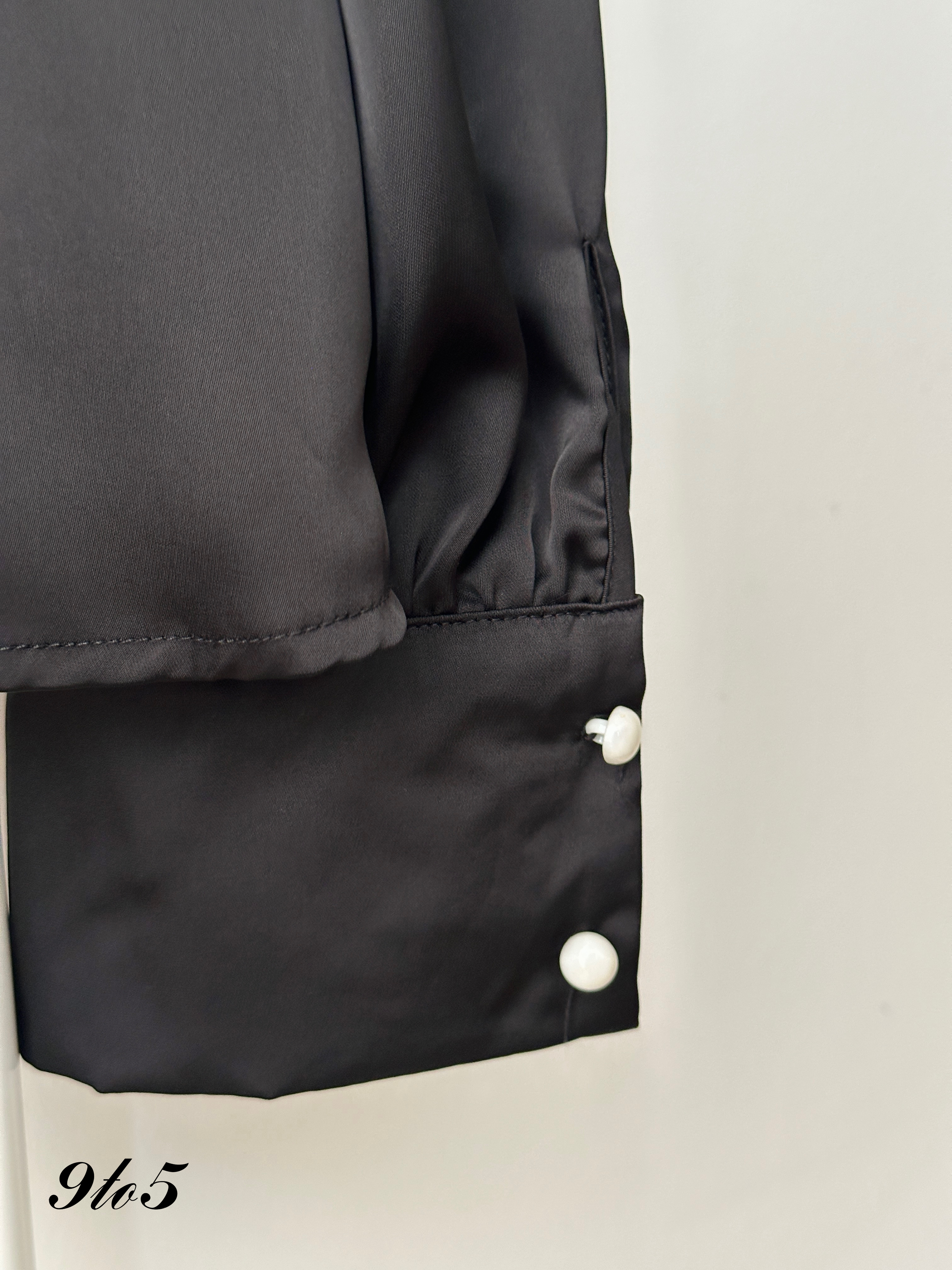 T3965 Pearl Collar Top - 3 Colors