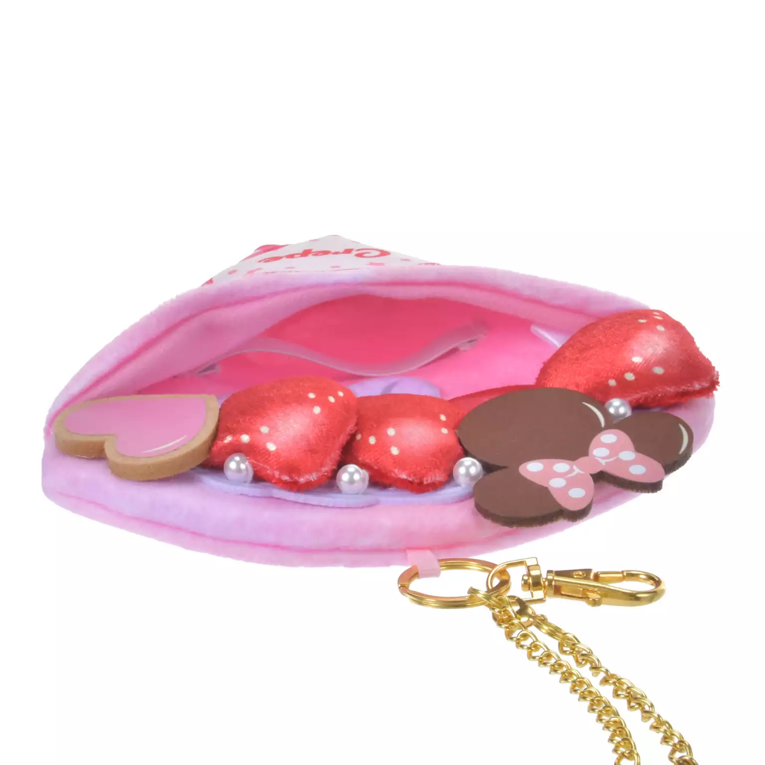 🎀【預訂】Disney Crepe Pocket Keychain - Minnie