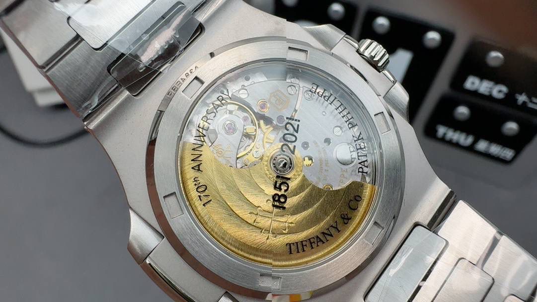 百达翡丽鹦鹉螺蒂芙尼联名款170周年纪念腕表