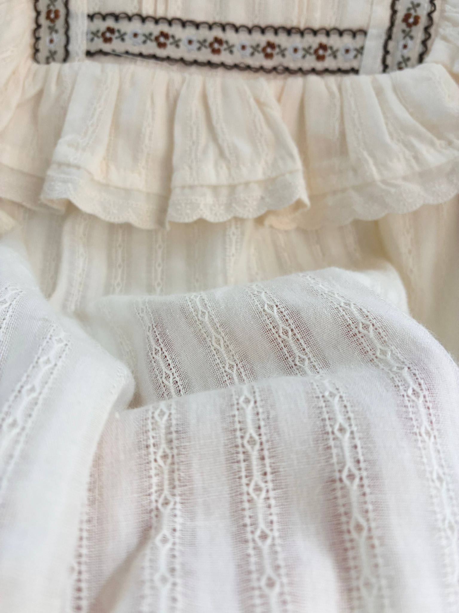 刺繡荷葉邊包屁衣MHY10289