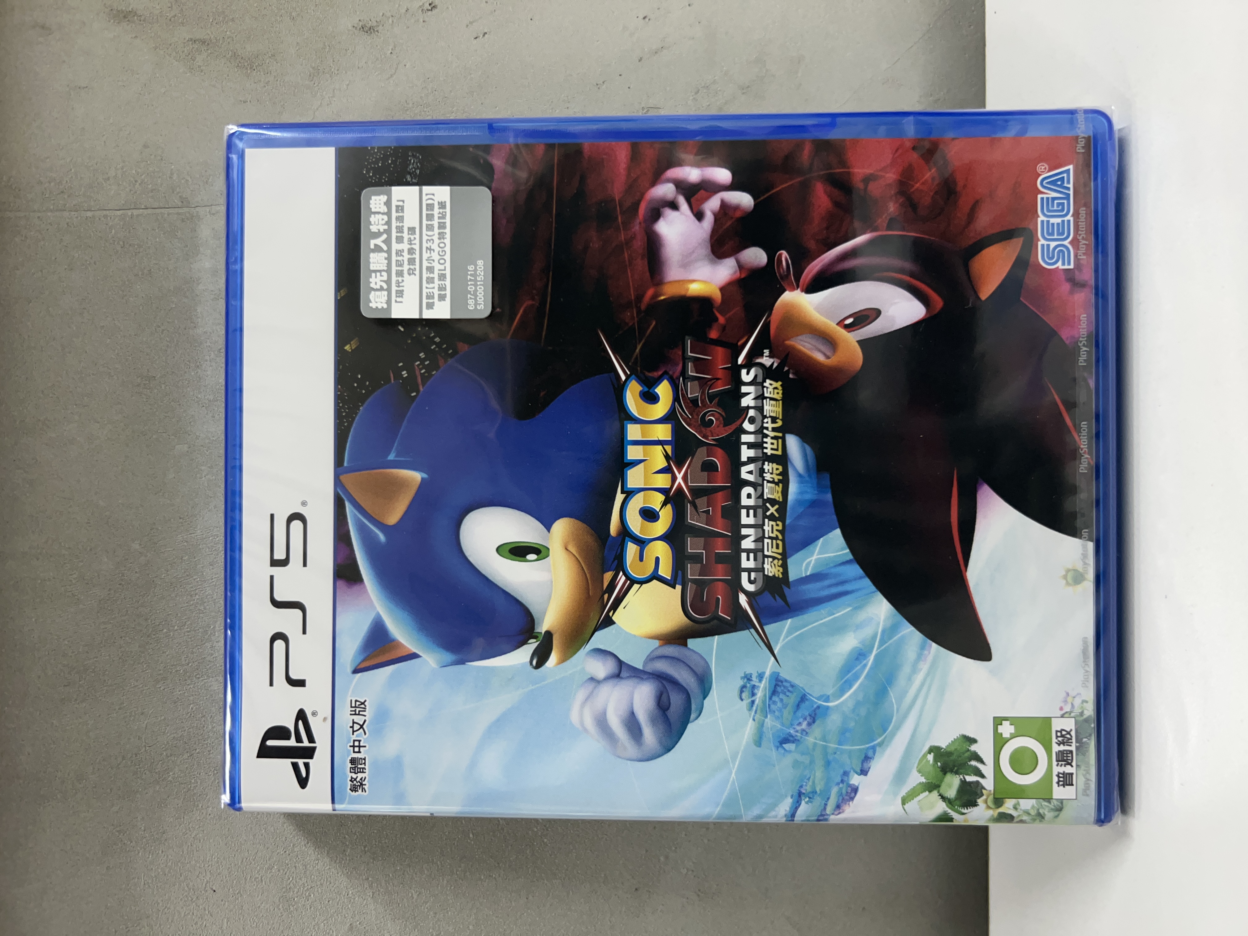 【香港行貨】PS5 索尼克×夏特 世代重啟  SONIC X SHADOW GENERATIONS
