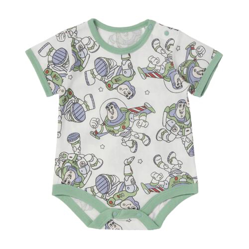 🇯🇵預訂 日本直送🇯🇵巴斯光年人物滿印純棉短袖包屁衣