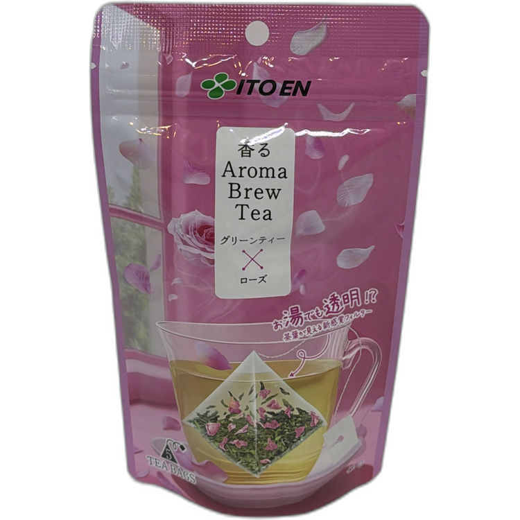 伊藤園 綠茶×玫瑰