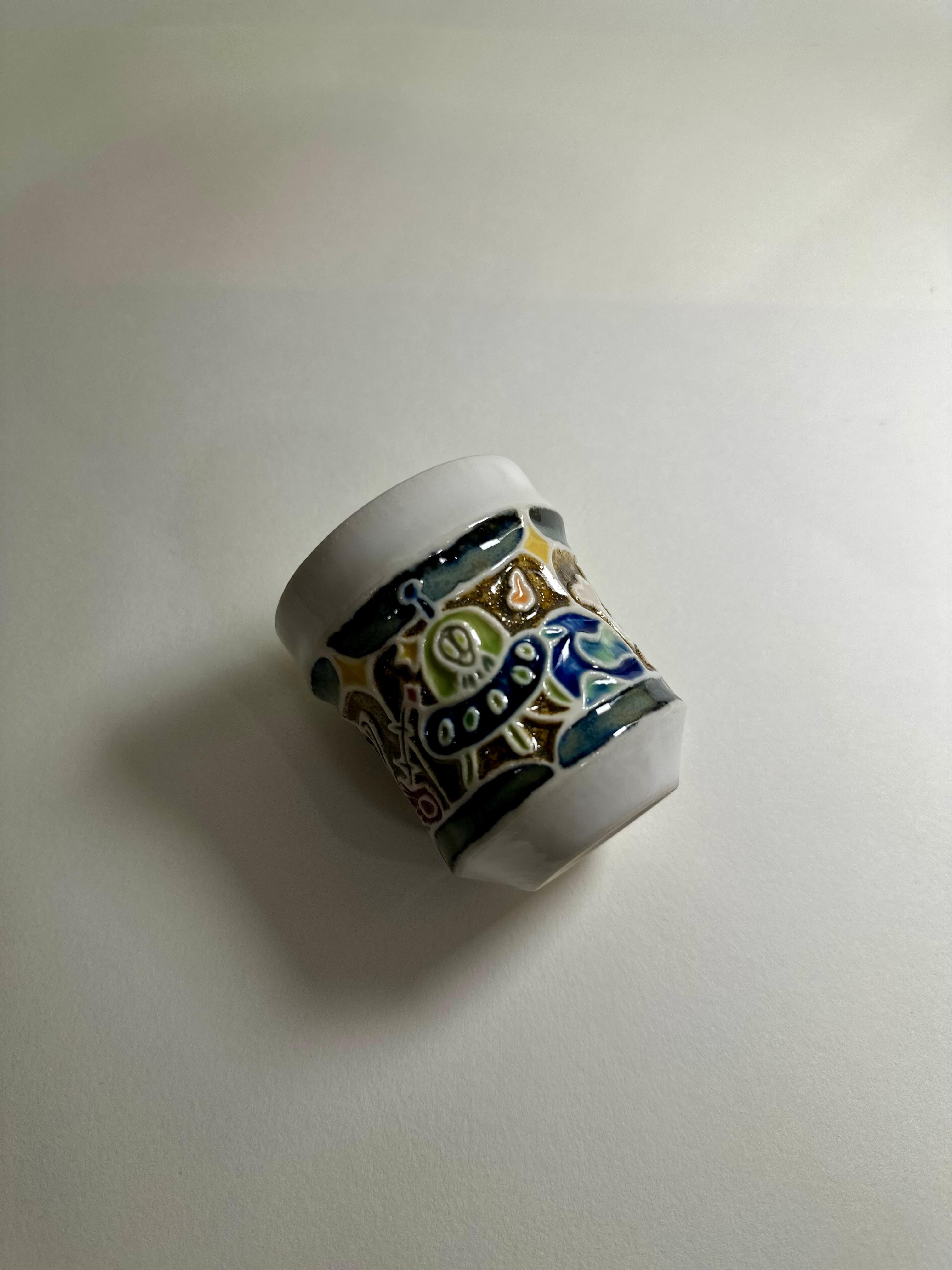 CeramicL - Illustrated Porcelain Cup series