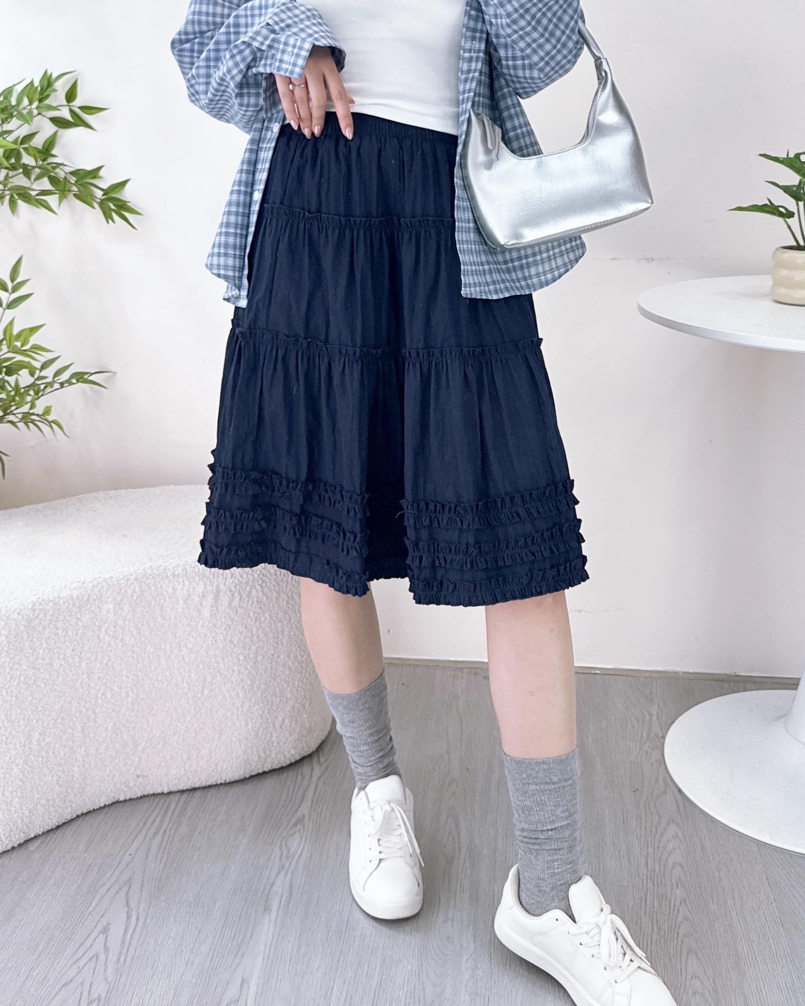 ESP-小清新Ruffle半截裙 2色