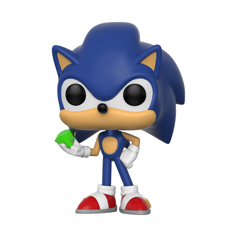 📦訂購 美國代購 Funko POP! SONIC THE HEDGEHOG Sonic with Emerald Figure 超音鼠 模型