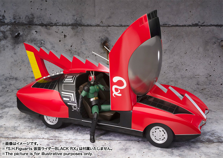 (行版) Bandai S.H.Figuarts 幪面超人 BLACK RX 超能電子車 SHF Rider BLACK RX Ridoron (2015)