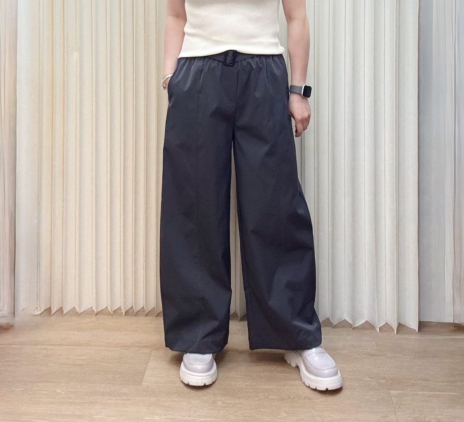 連腰帶闊褲 M594 417039269