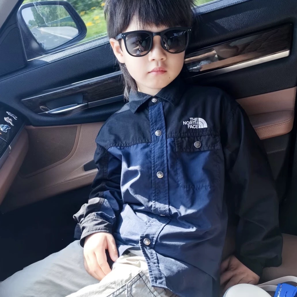 B0012 TNF拼色速乾防風襯衫