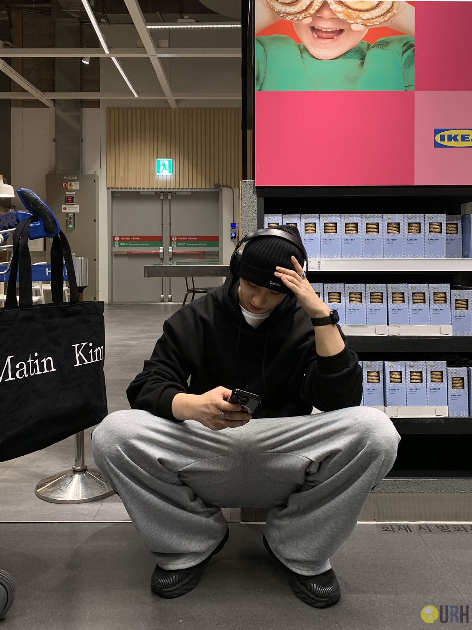 【100%保證韓國直送】韓系修身比例半短版寬鬆連帽衛衣 Semi-Crop Hoodie [6 color] RL114764