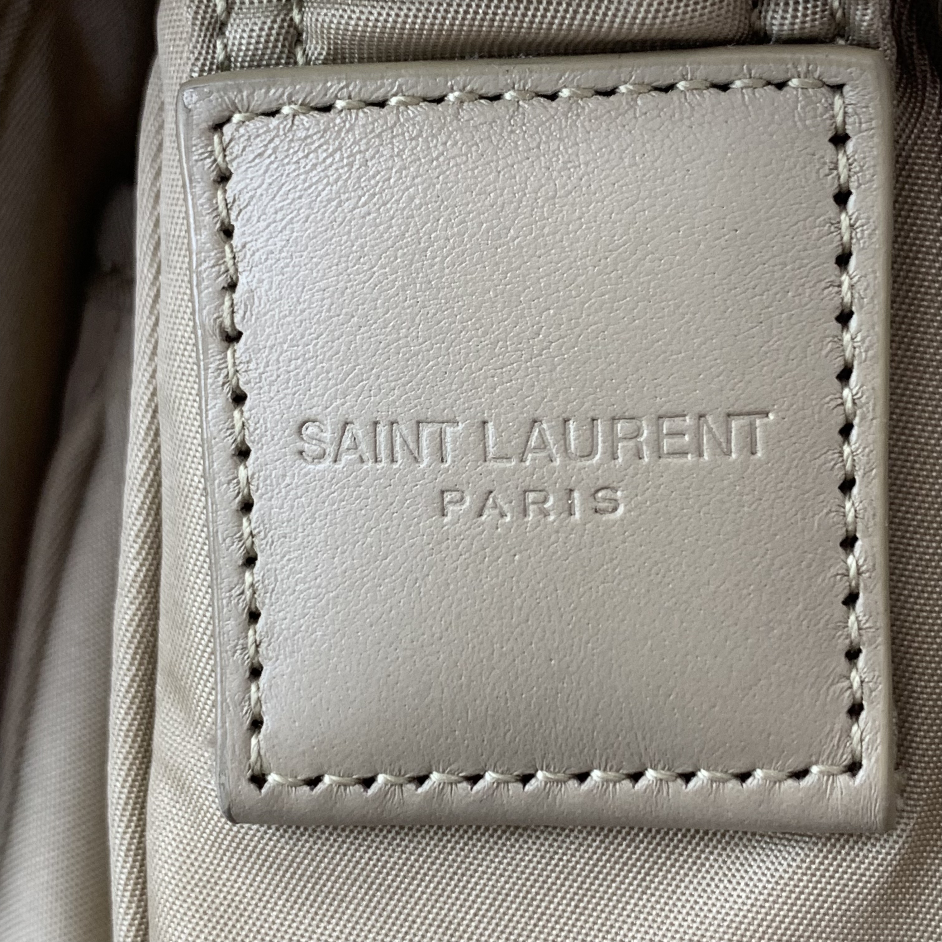 YSL niki 尼龍卡其色