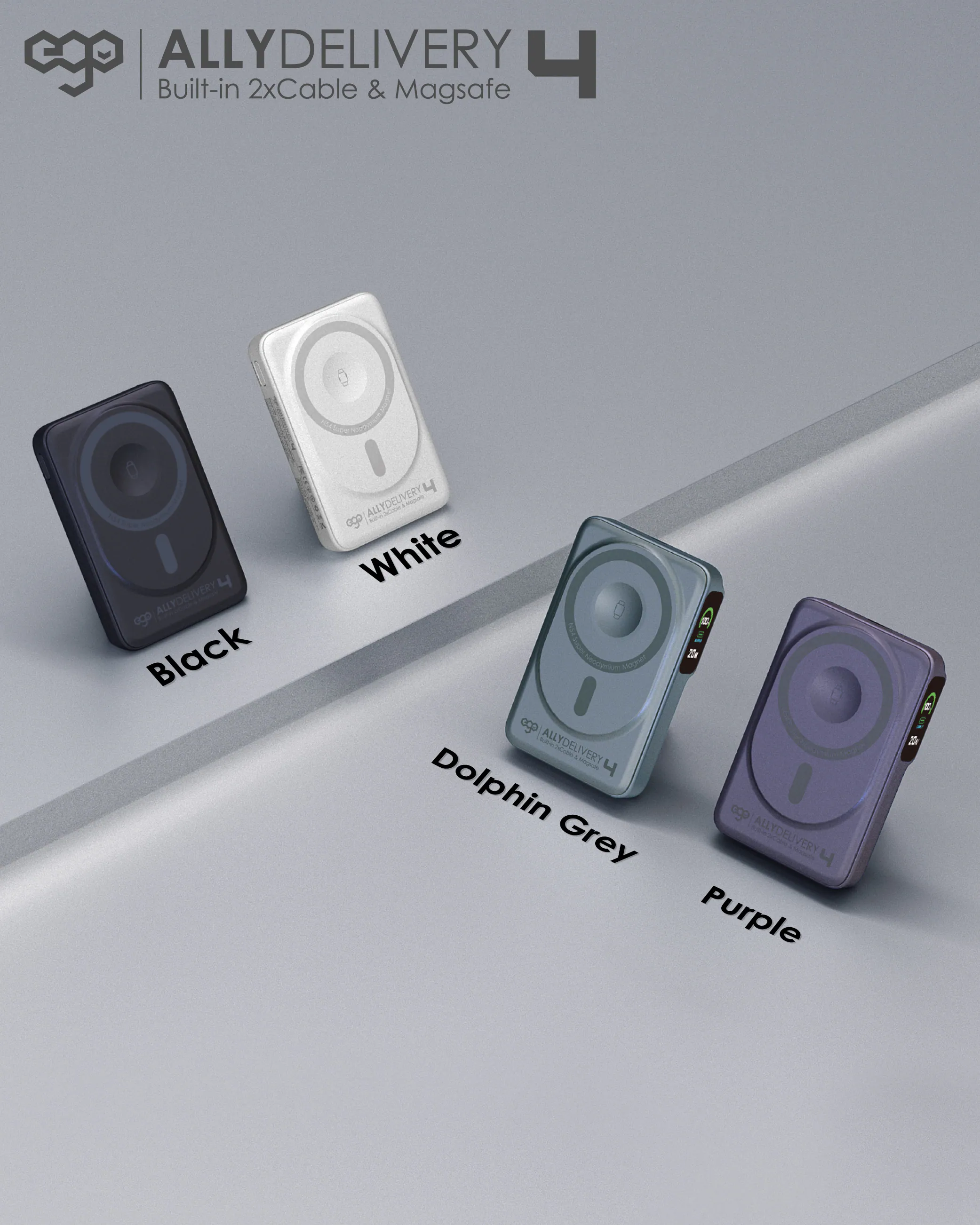 香港行貨 一年保養 ego AllyDelivery 4 @3C追溯碼版.Magsafe 10000mAh 6in1 移動電源 