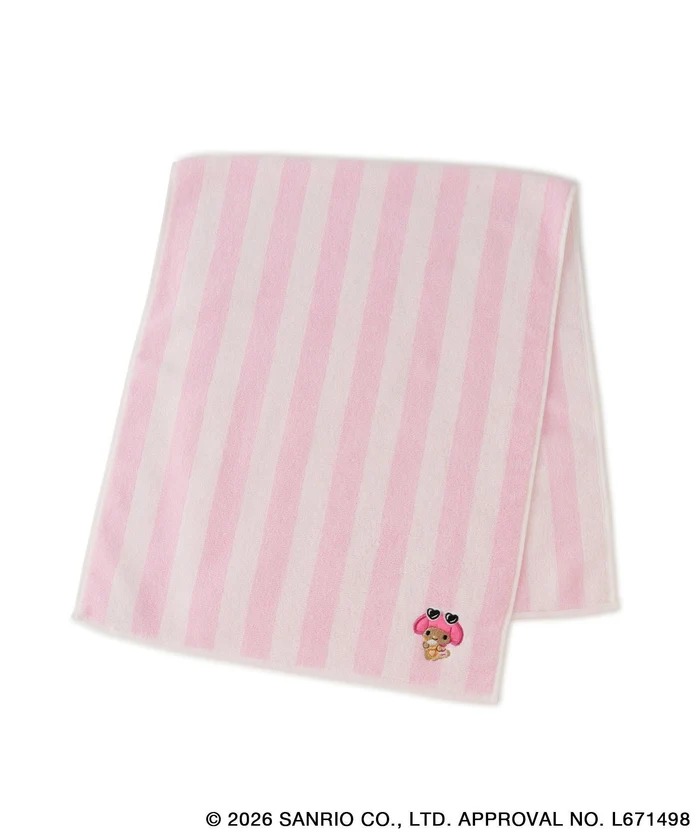 🎀【預訂】ROPE' PICNIC x Sanrio 曬黑刺繡面巾 - My Melody