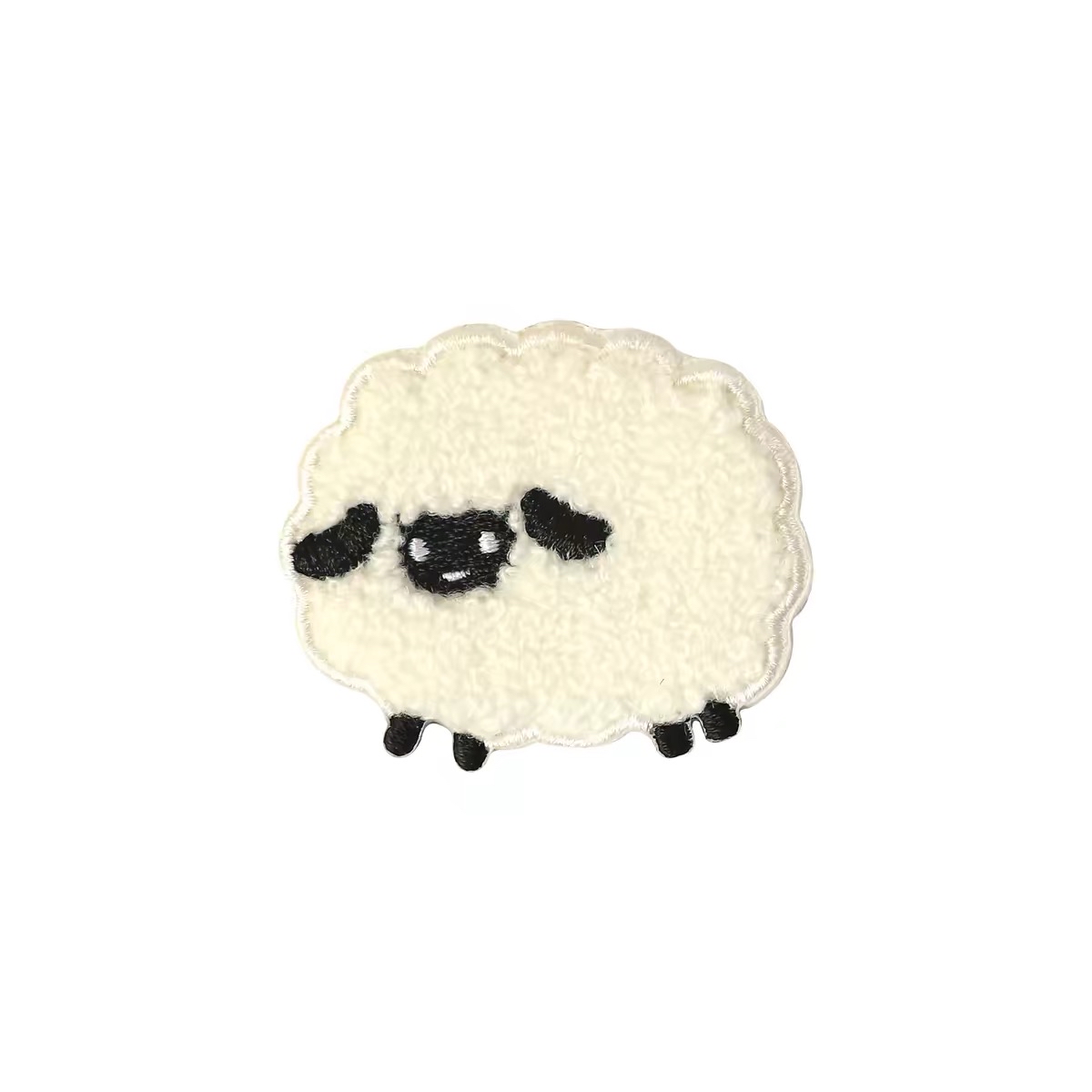 日樂手作專區 綿羊刺繡裝飾布貼