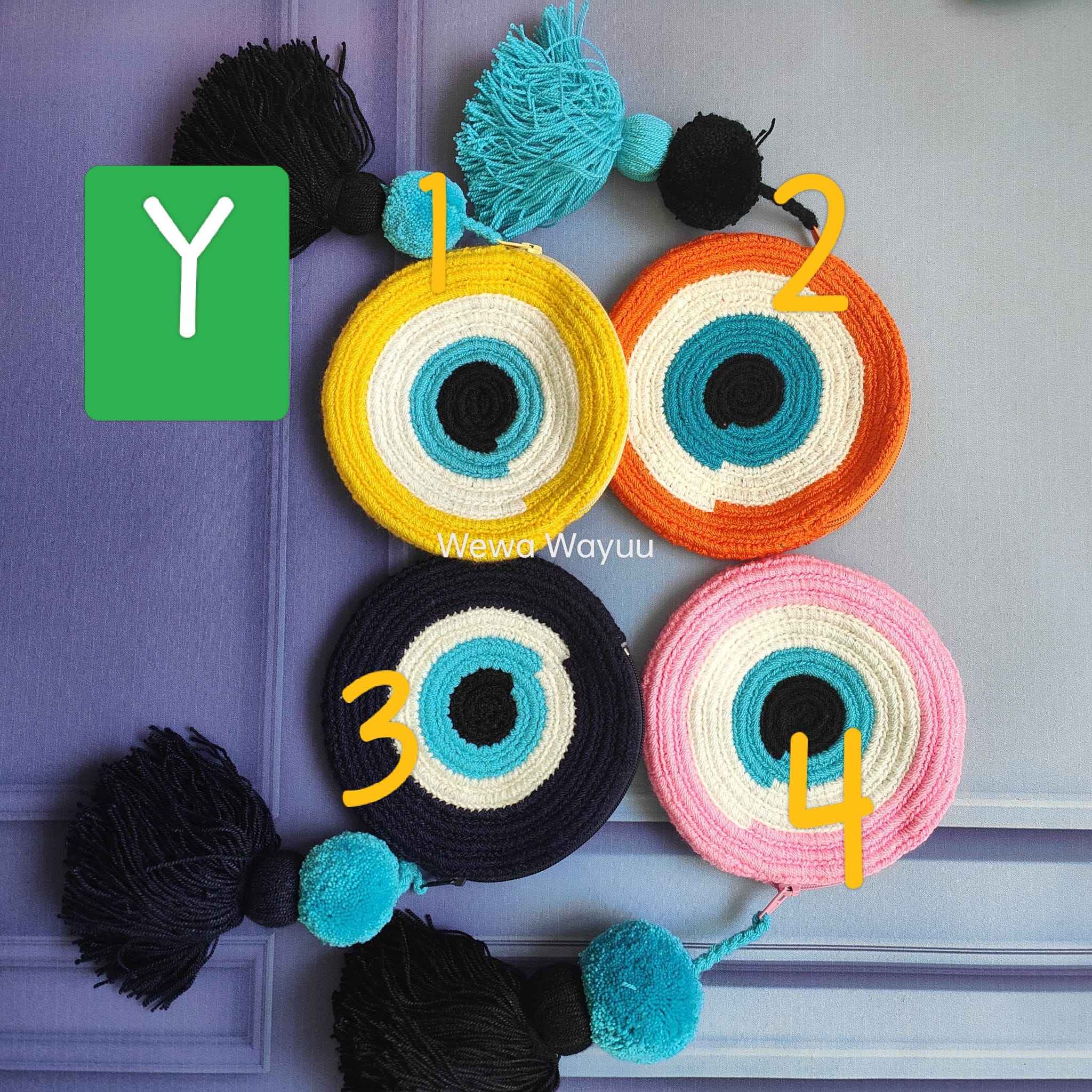 Wayuu Round Coins Bag