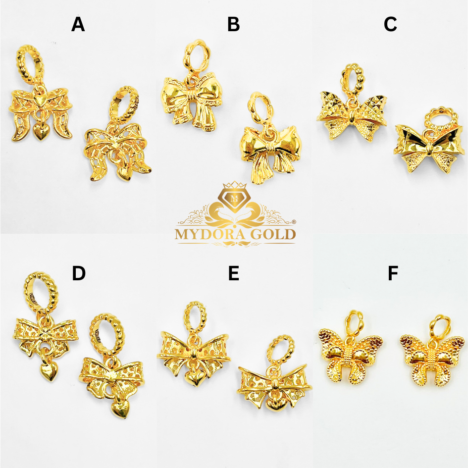 MYDORA Charm Lacy Ribbon Full Gold (5G) l EMAS 916/22K