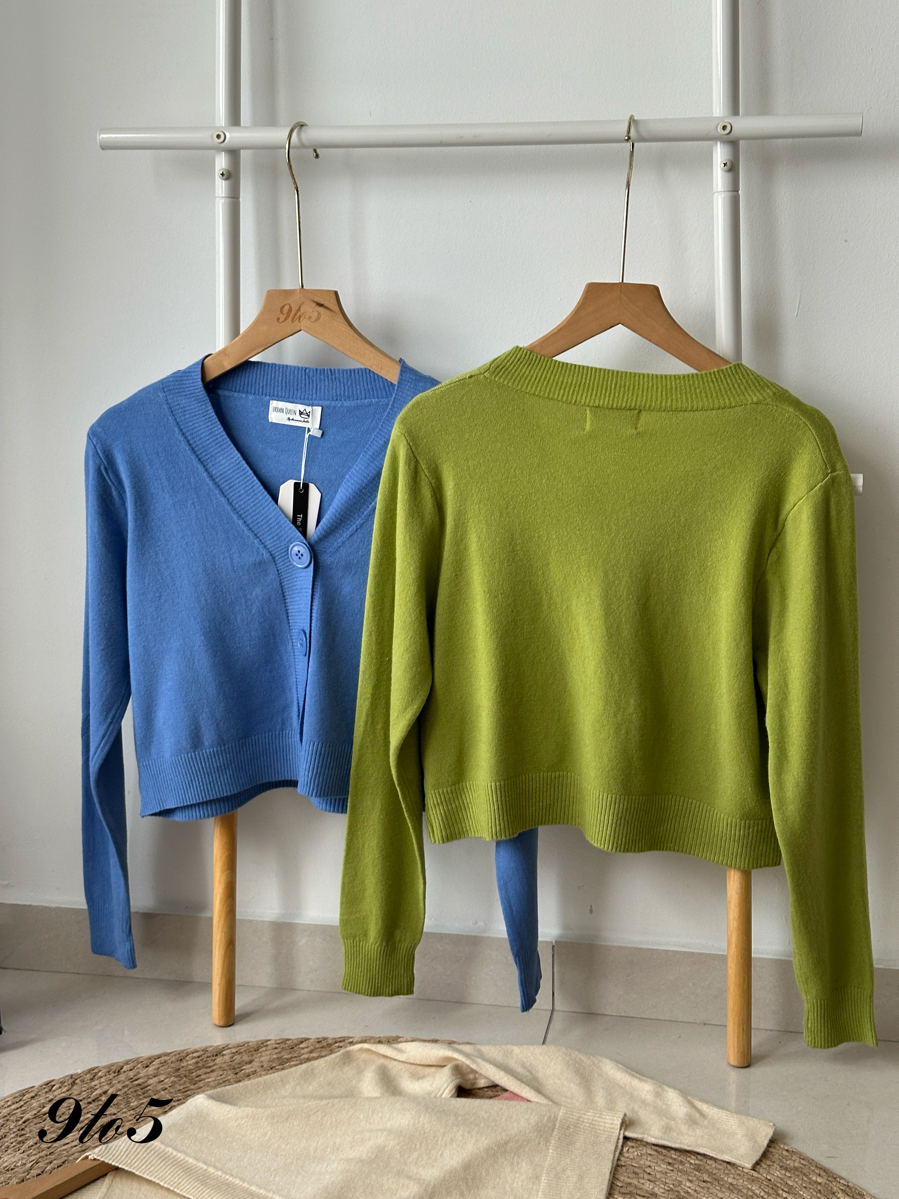 T4228 V Neck Knit Cardigan - 4 Colors 