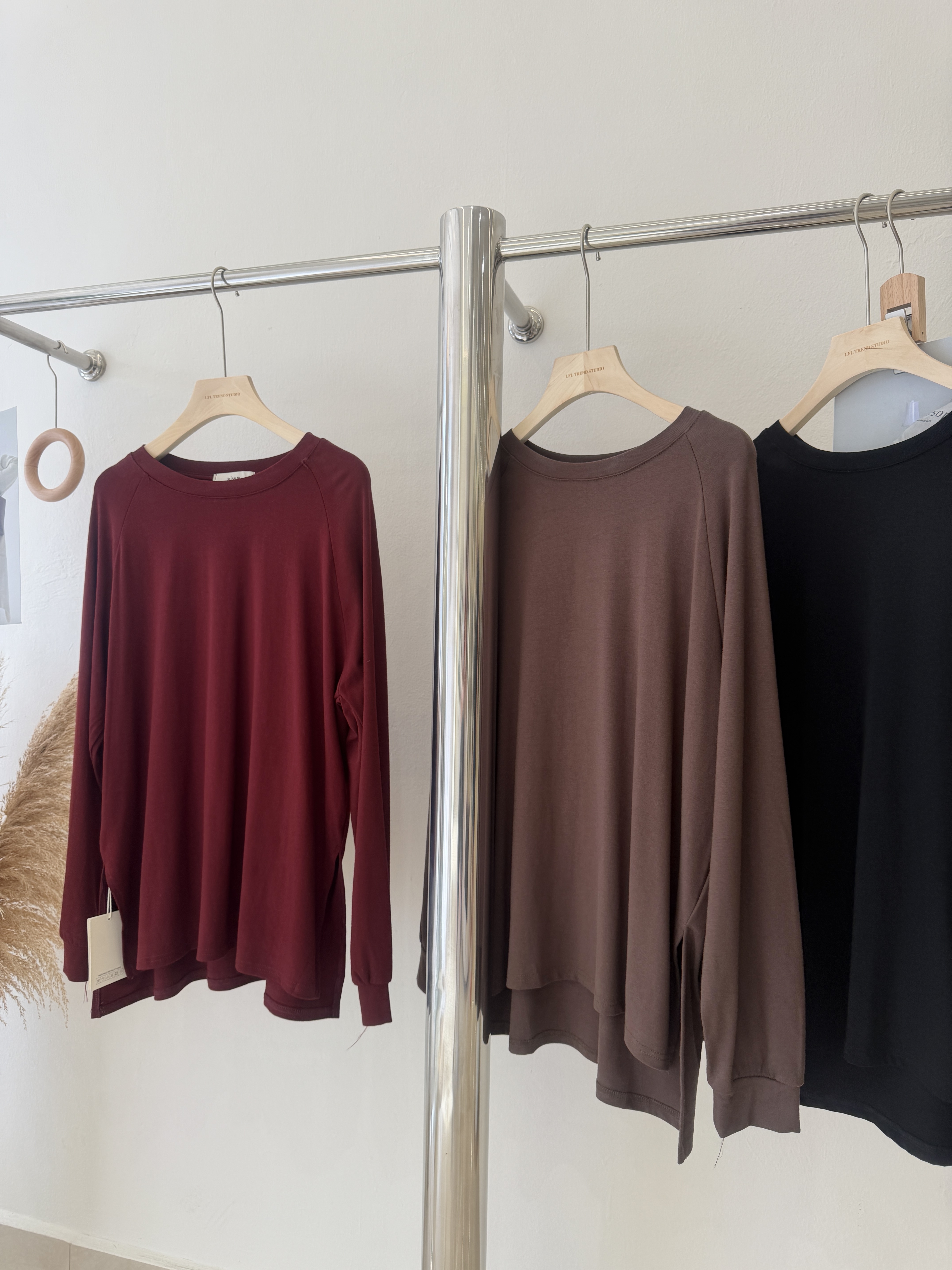 6566 百搭休闲打底长袖