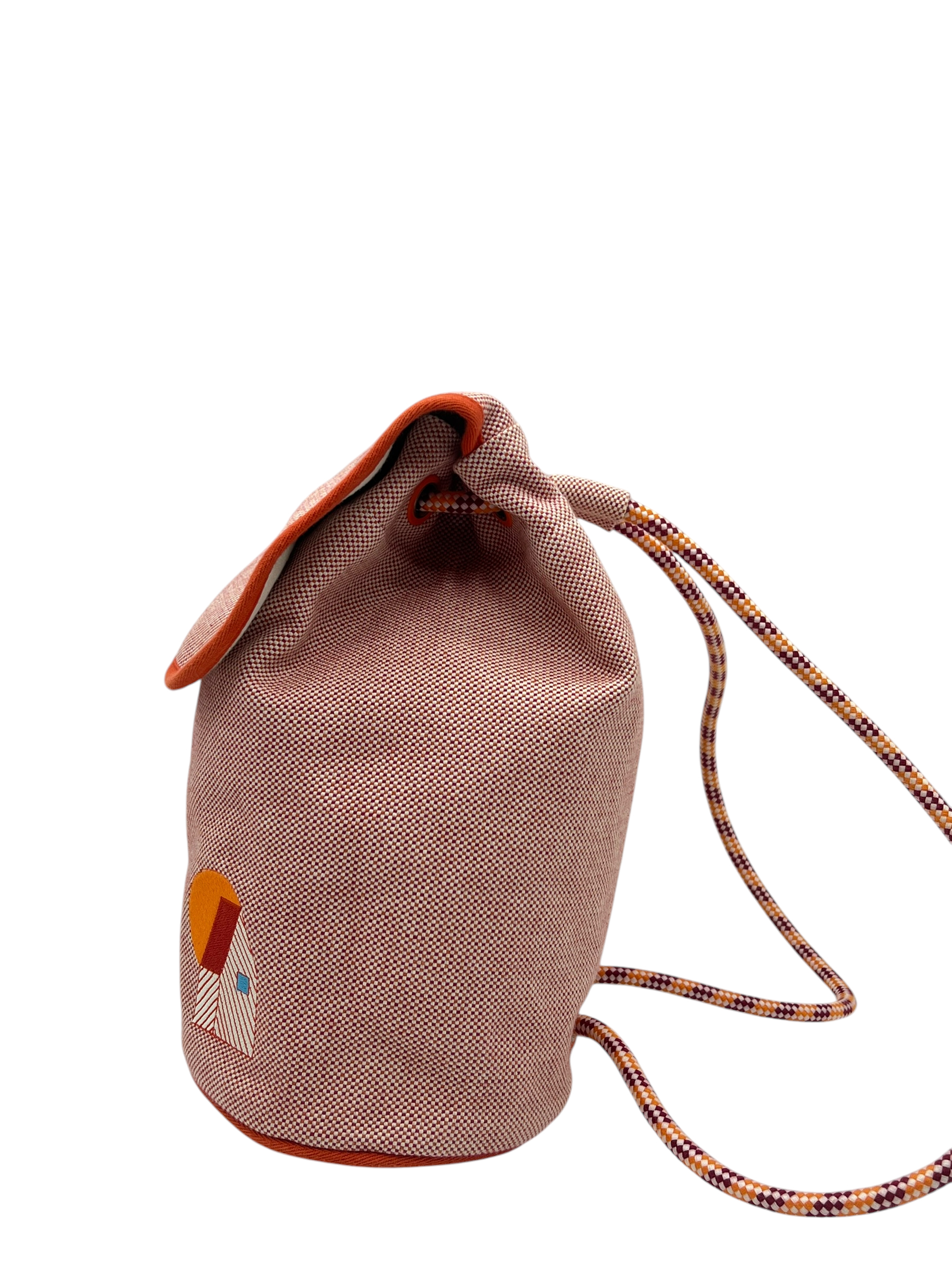 Pre-Owned HERMÉS Les Cabanes Canvas Backpack / Product Code: 26051912