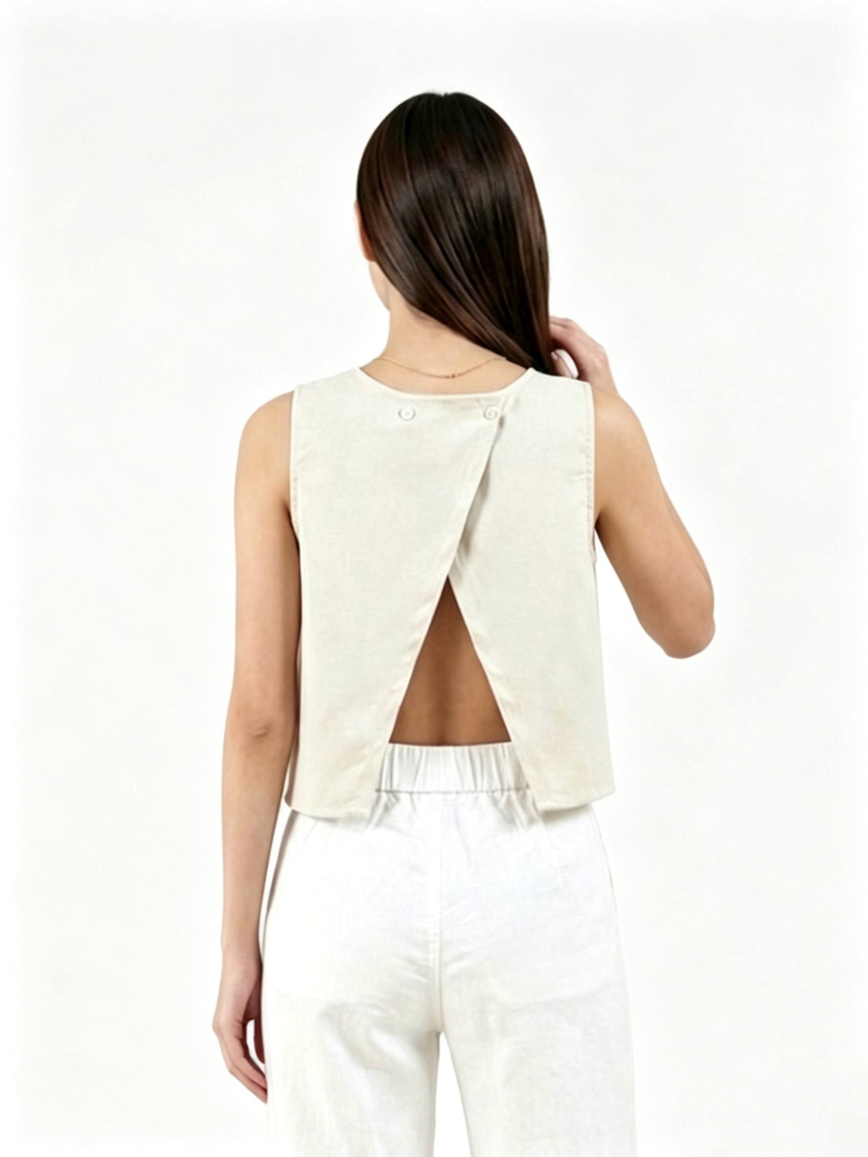 W9632 - Overlap Back Top