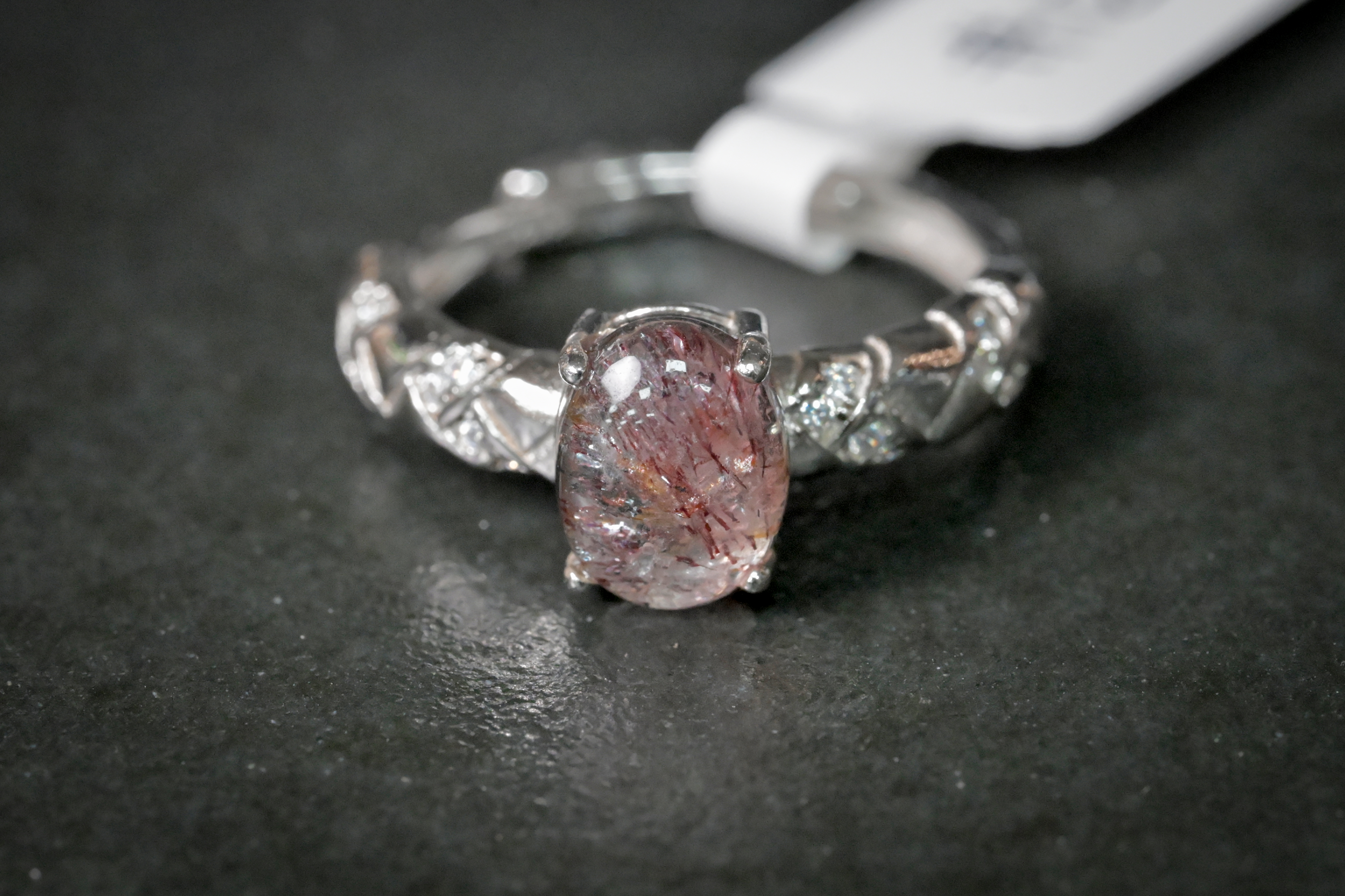 超七水晶純銀戒指 #012｜日信水晶 身心工房｜Super Seven Crystal Sterling Silver Ring #012