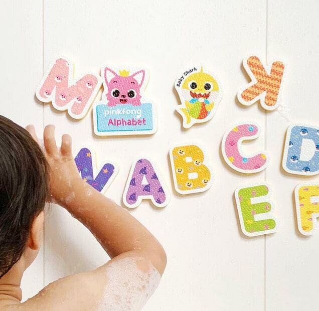   【預訂】韓國直送 Baby Shark ABC / 海洋生物/恐龍/救援隊沖涼貼