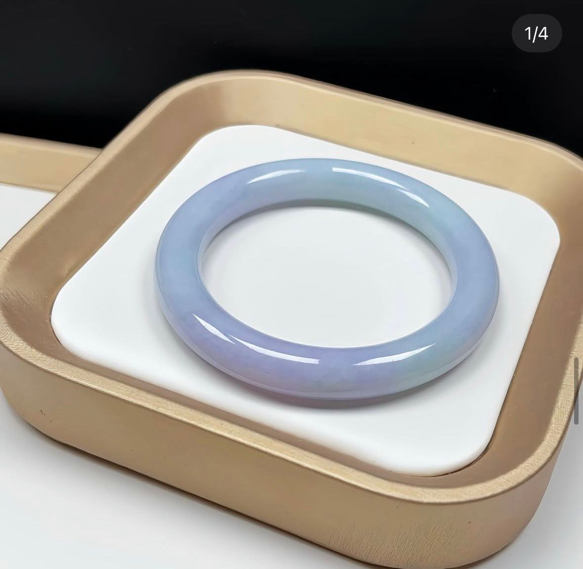 57mm 木那濃色春彩翡翠圓鐲