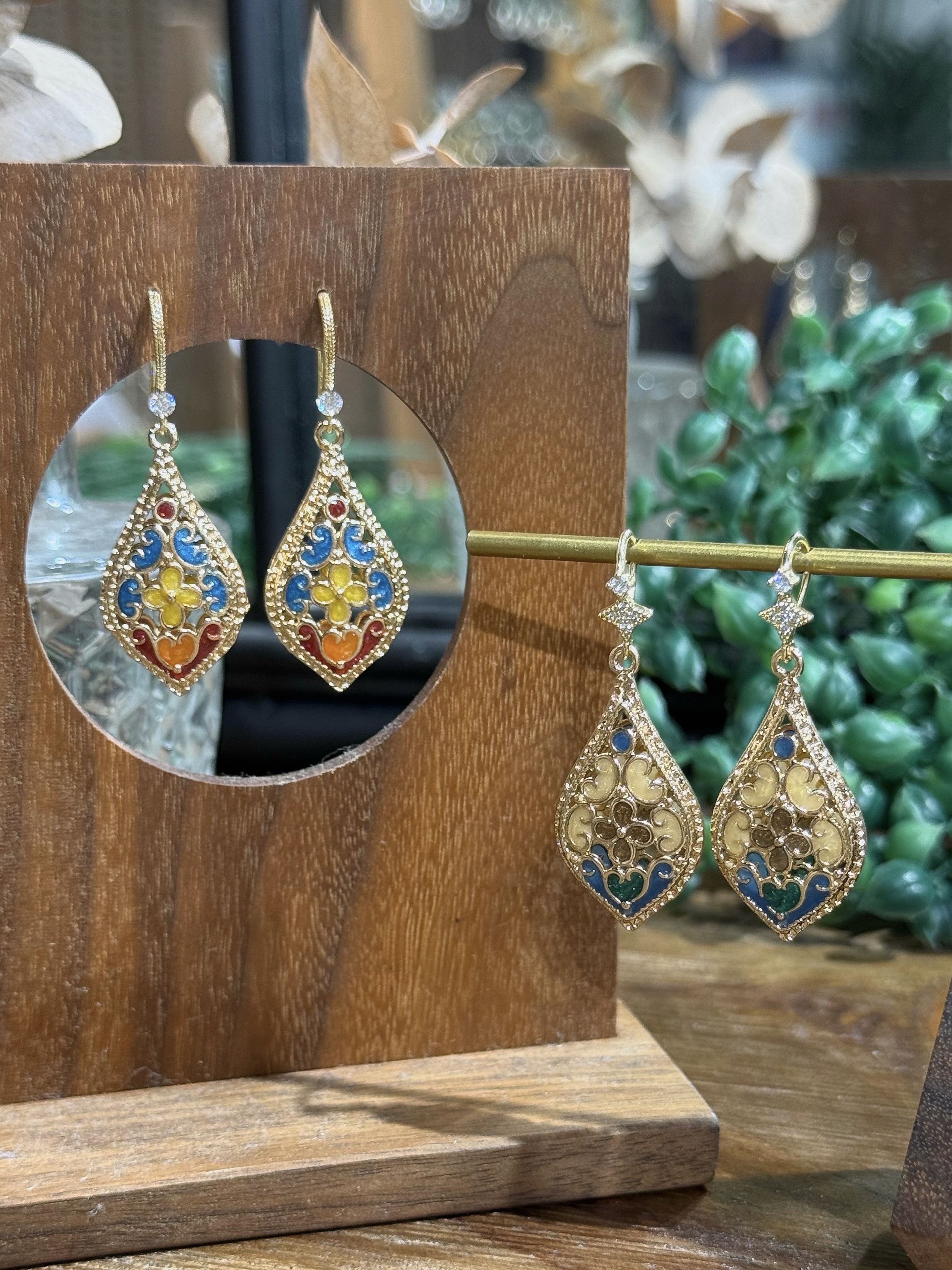 阿拉丁 Aladdin Dangle Earrings | 垂墜款耳環