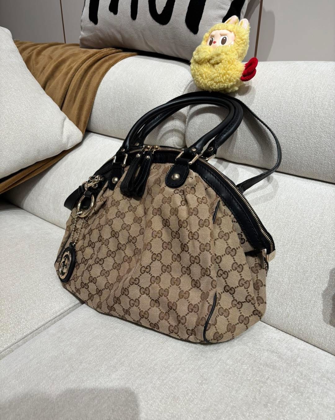 Gucci 2way bag GG Shoulder Bag 100%Authentic,93%new ✅肩帶✅dust bag