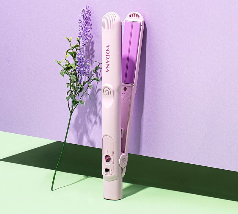 VODANA Soft Bar Flat Iron 直髮夾 (Pink Vanilla/ Purple Lavender)