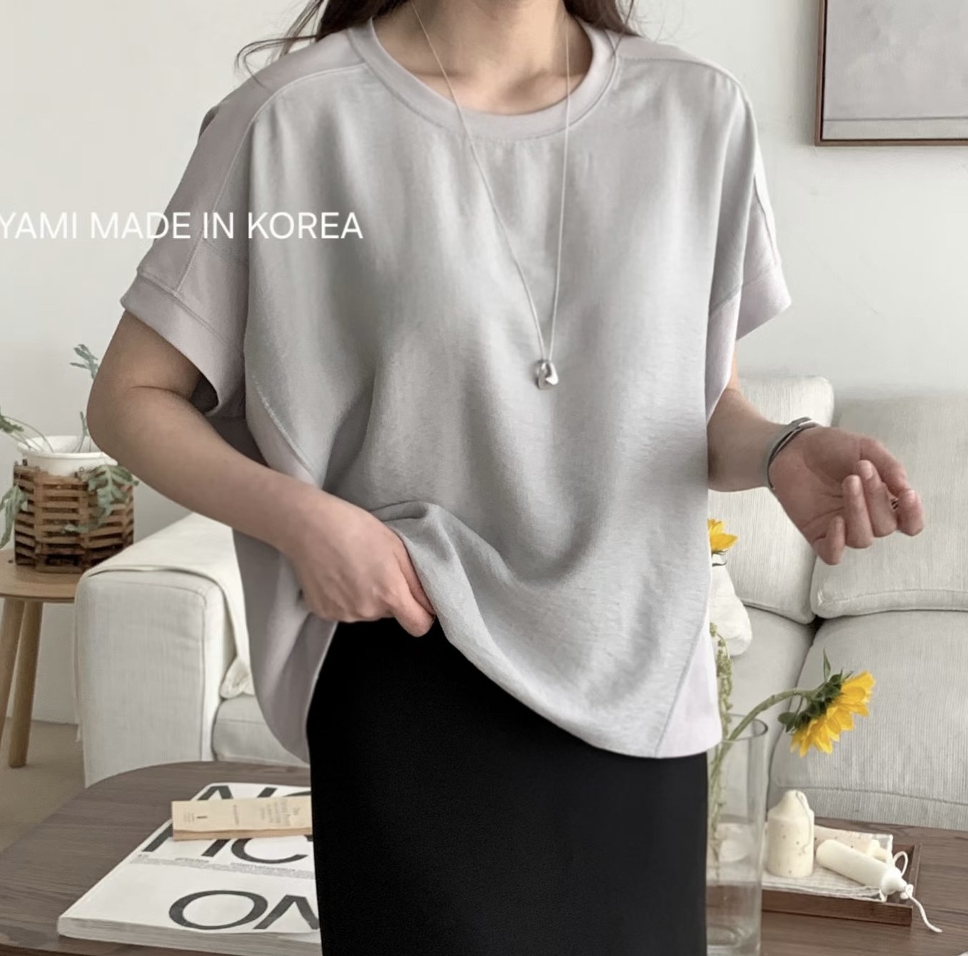 Made in Korea  🇰🇷高質絲棉top