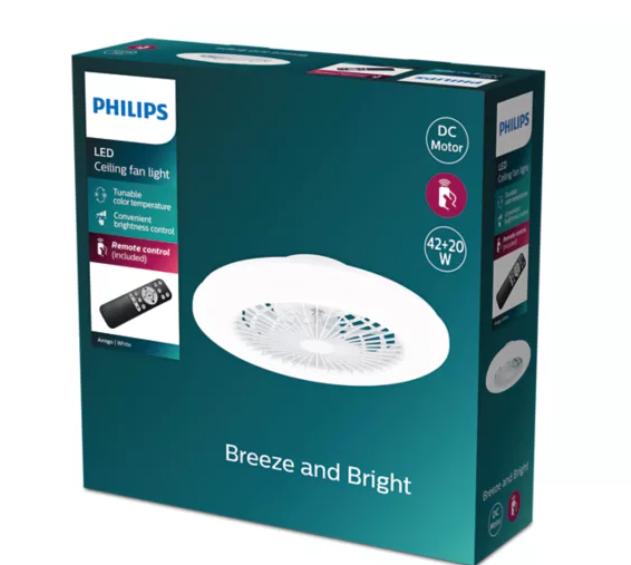 飛利浦Philips  Amigo 吊扇燈 42+20W