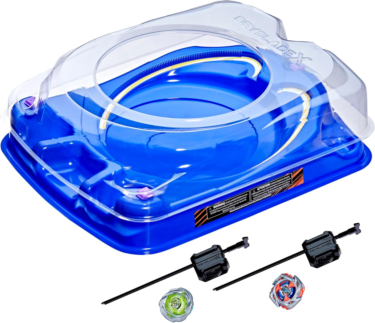 爆旋陀螺X BEYBLADE X 美版薯片龍 + 衝擊龍神 戰鬥對戰套裝 (連戰鬥盤)